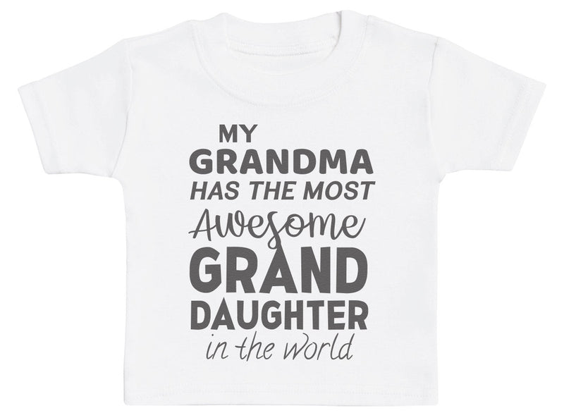 Most Awesome Grandma, Grandaughter - Matching Set - Baby / Kids T-Shirt & Mum T-Shirt (4343438508081)