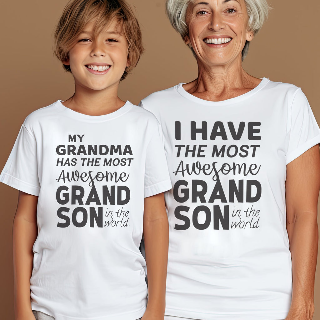 Most Awesome Grandson And Grandma - Matching Grandma Set - (Sold Separately)