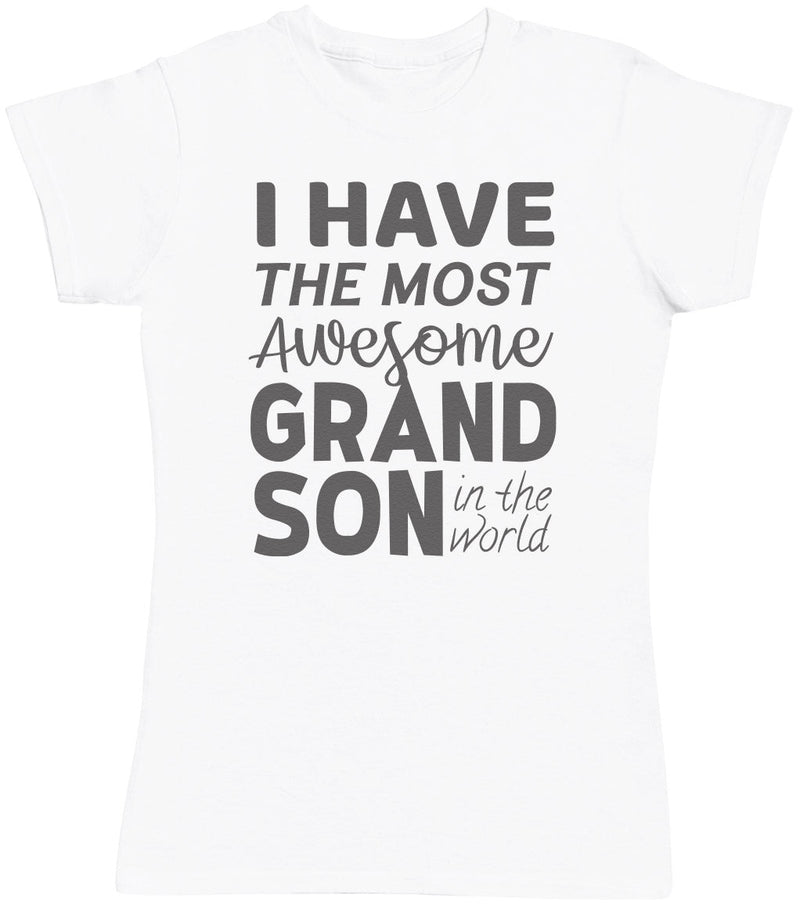 Most Awesome Grandson And Grandma - Matching Set - Baby / Kids T-Shirt & Mum T-Shirt (4343445356593)