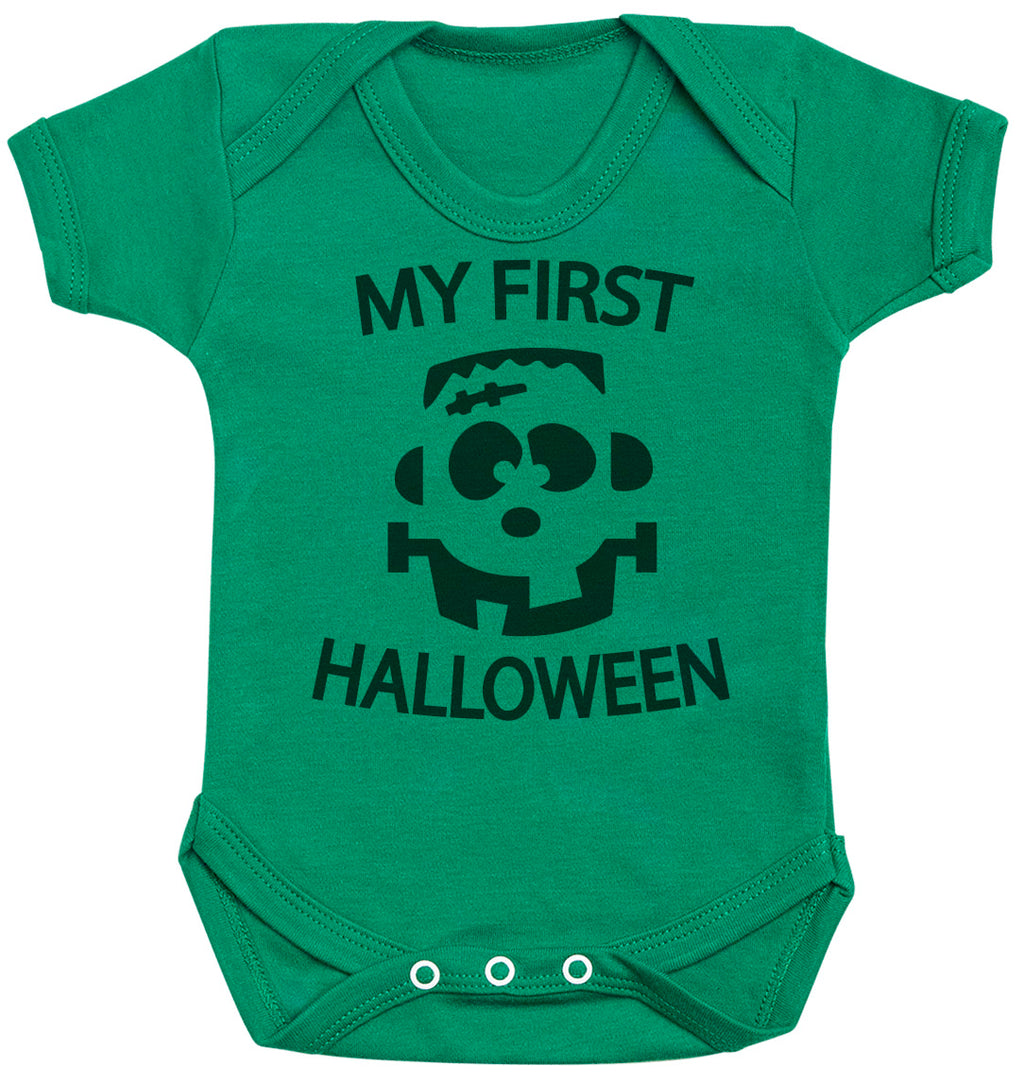 My First Halloween Frankenstein Baby Bodysuit