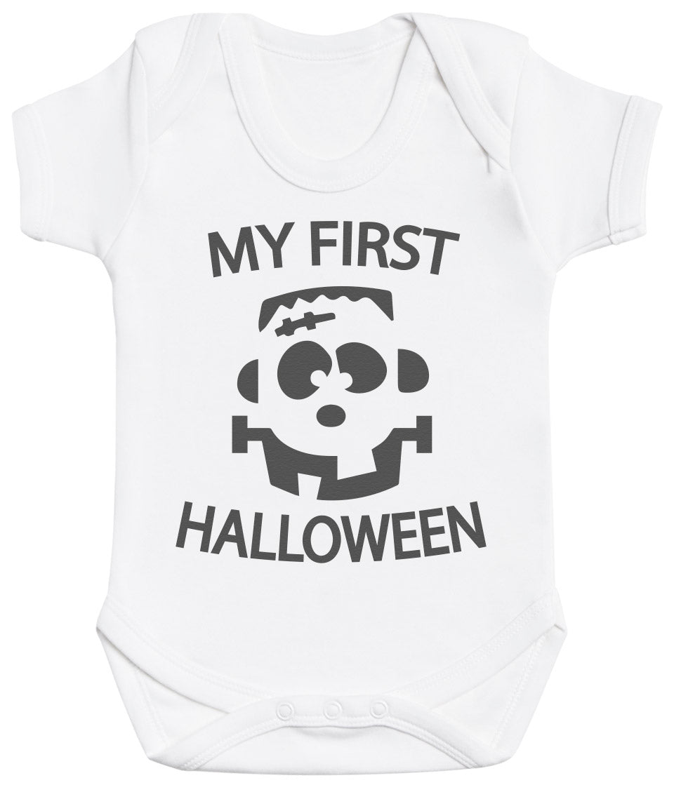 My First Halloween Frankenstein Baby Bodysuit