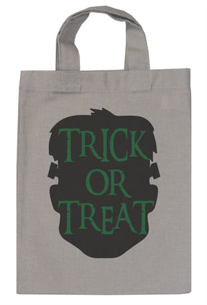 Frankenstein Silhouette Trick or Treat Bag - Small