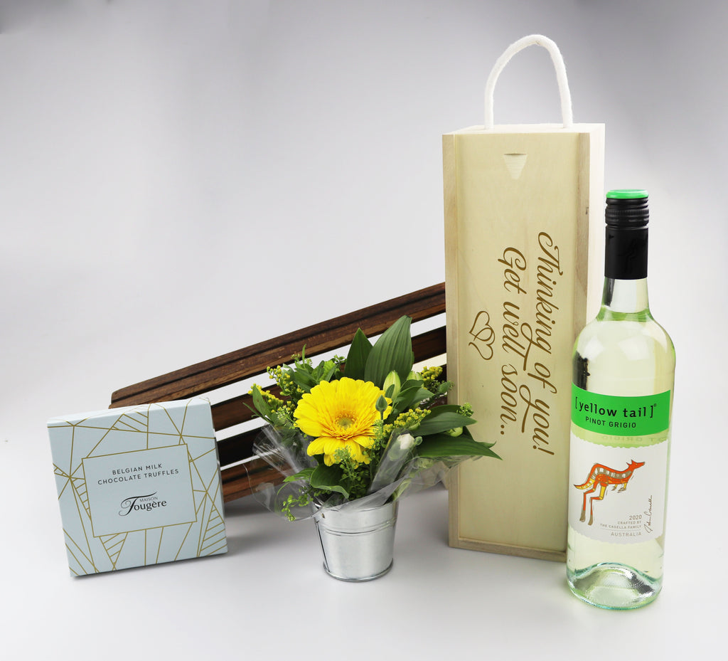 Get Well Soon Hamper With Wine