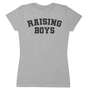 Raising Boys- Mums T-Shirt (4500701380657)