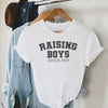 Personalised Raising Boys Since - Womens T-shirt - Mum T-Shirt