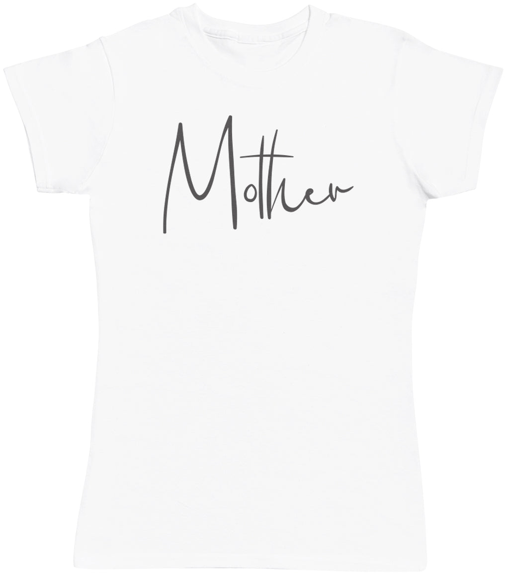 Mother Handwriting- Mums T-Shirt (4500701773873)