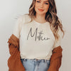 Mother Handwriting - Womens T-shirt - Mum T-Shirt