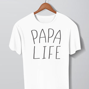 Papa Life - Mens T-Shirt - Dads T-Shirt
