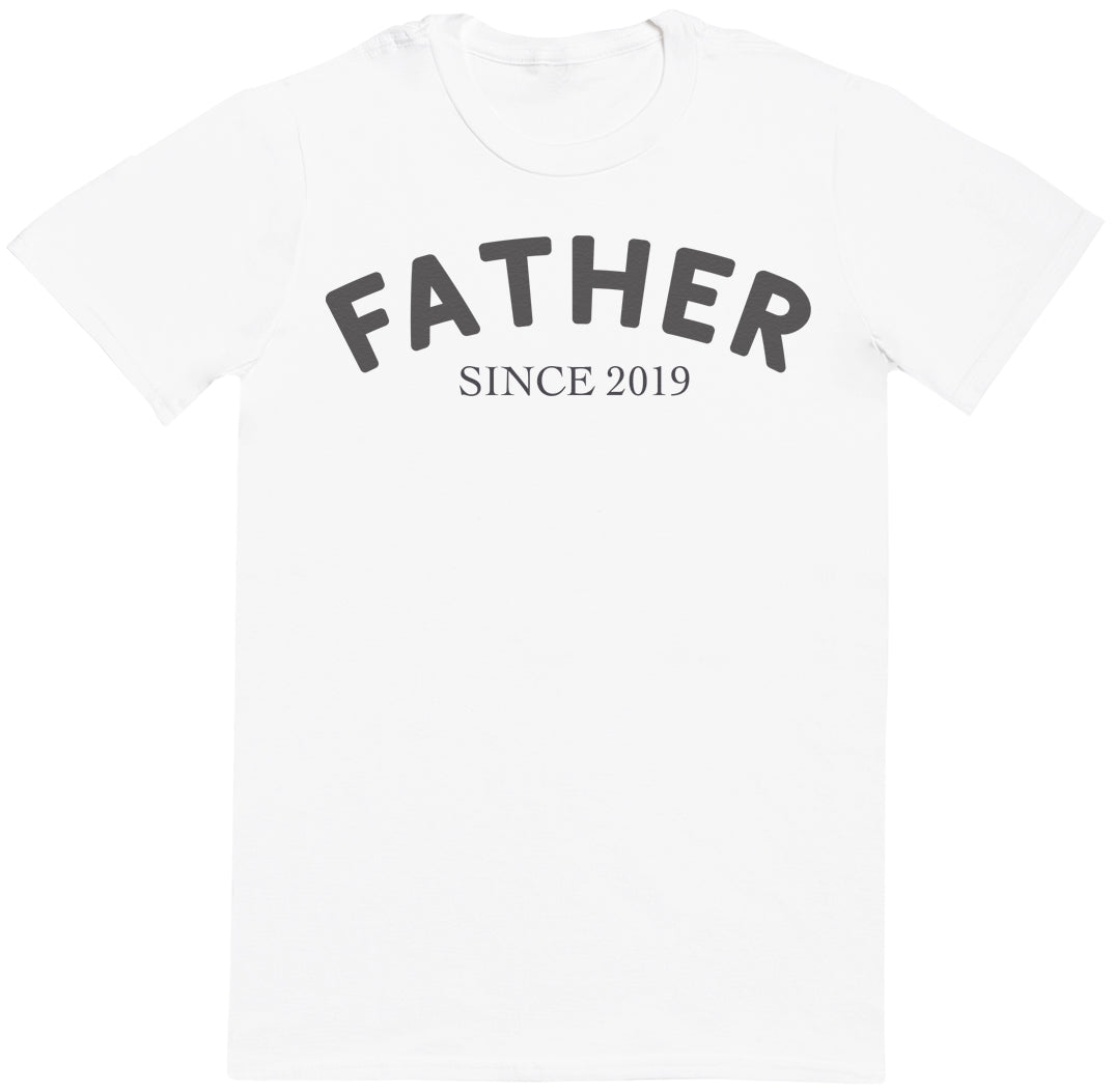 Personalised Father Since - Dads T-Shirt (4500261142577)