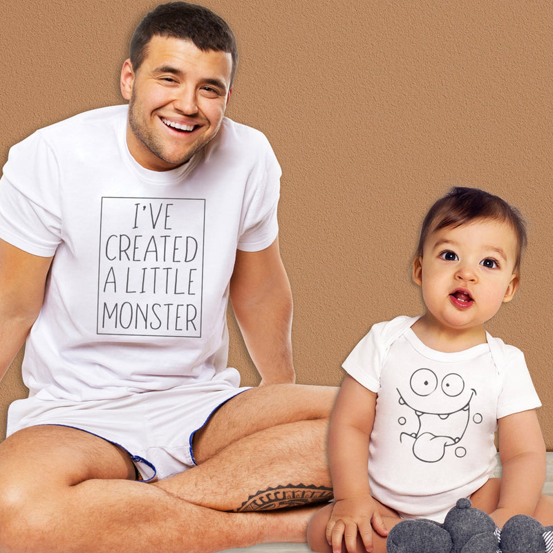 I've Created A Little Monster - T-Shirt & Bodysuit / T-Shirt - (Sold Separately)