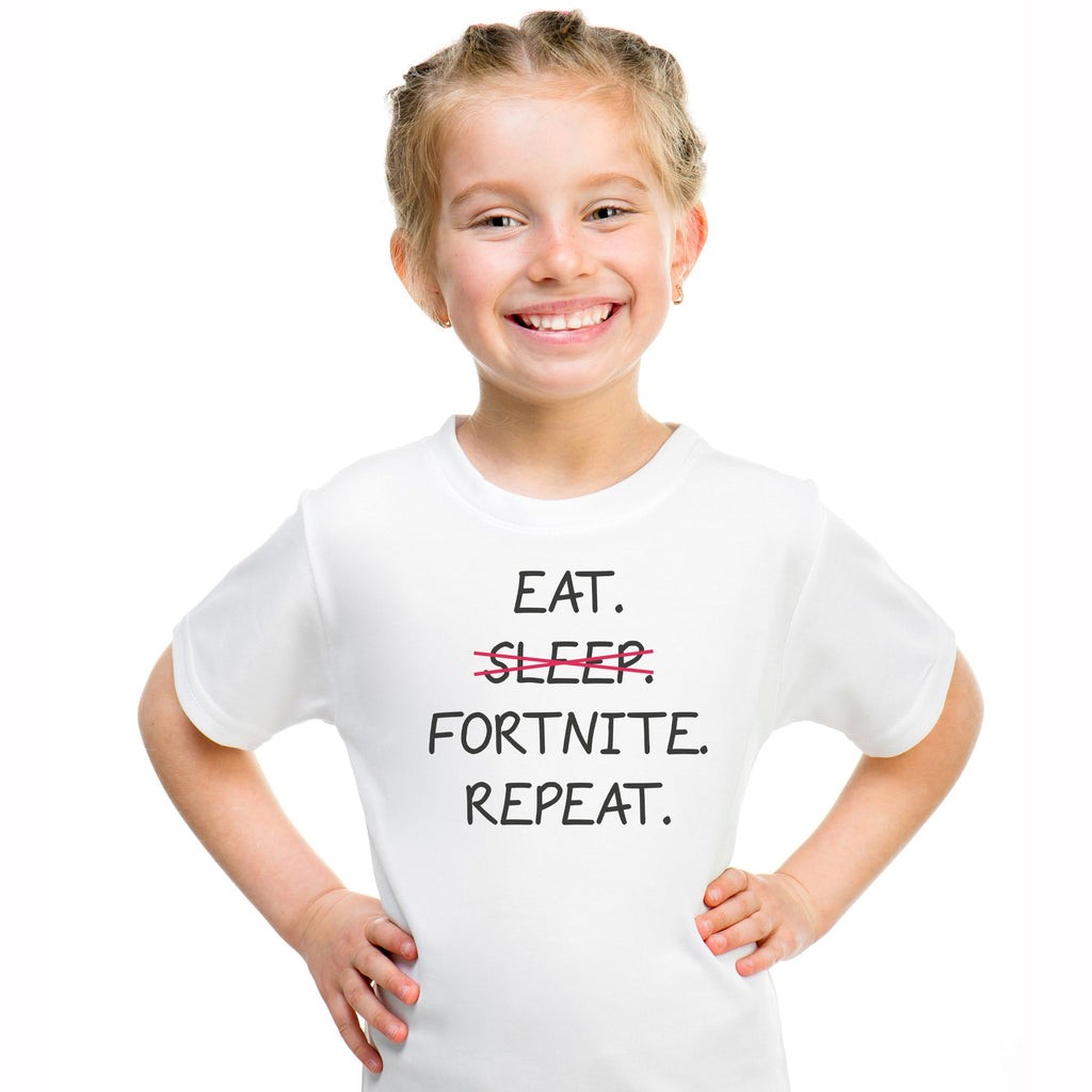 Eat Fortnite Repeat - Kids T-Shirt