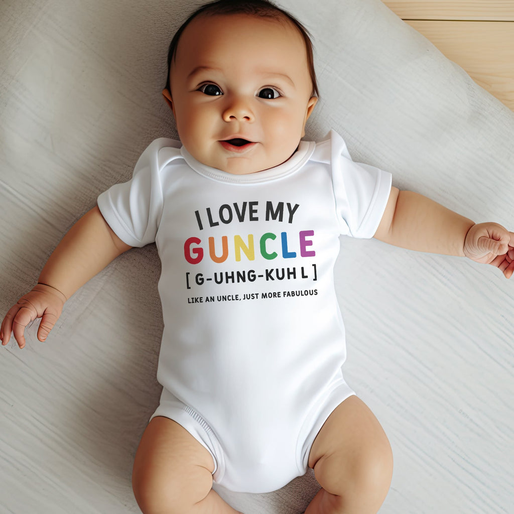 I Love My Guncle - Baby Bodysuit / T-Shirt
