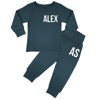 Ohio Personalised Name & Initials Lounge Suit / Tracksuit - 6 Colours - 0M-7yrs