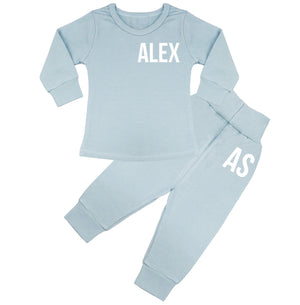 Ohio Personalised Name & Initials Lounge Suit / Tracksuit - 6 Colours - 0M-7yrs