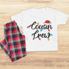 Cousin Crew - Family Matching Christmas Pyjamas - Top & Tartan PJ Bottoms