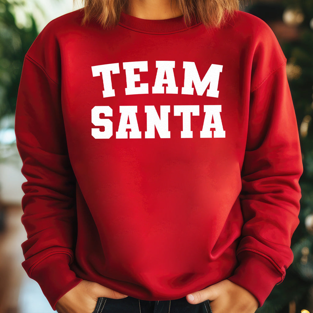 TEAM SANTA Christmas Sweater - Christmas Jumper Sweatshirt - All Sizes