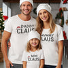 Daddy, Mummy Mini Clause With Hat - Family Matching Christmas Tops - Adult, Kids & Baby - (Sold Separately)