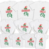 Full Family Elf - Family Matching Christmas Tops - Adult, Kids & Baby - (Sold Separately)