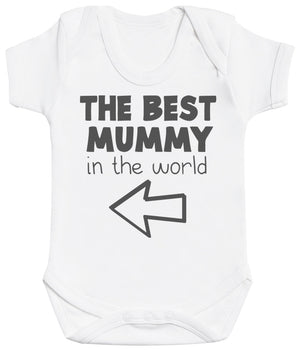 The Best Mum In The World Arrow - Baby Bodysuit (4514119516209)