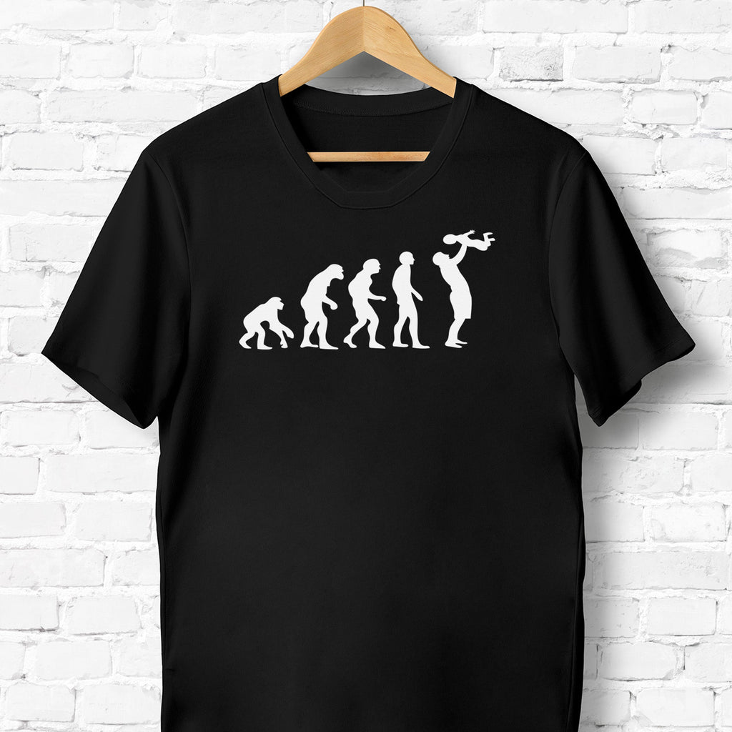 Evolution To A Dad - Mens T-Shirt - Dads T-Shirt