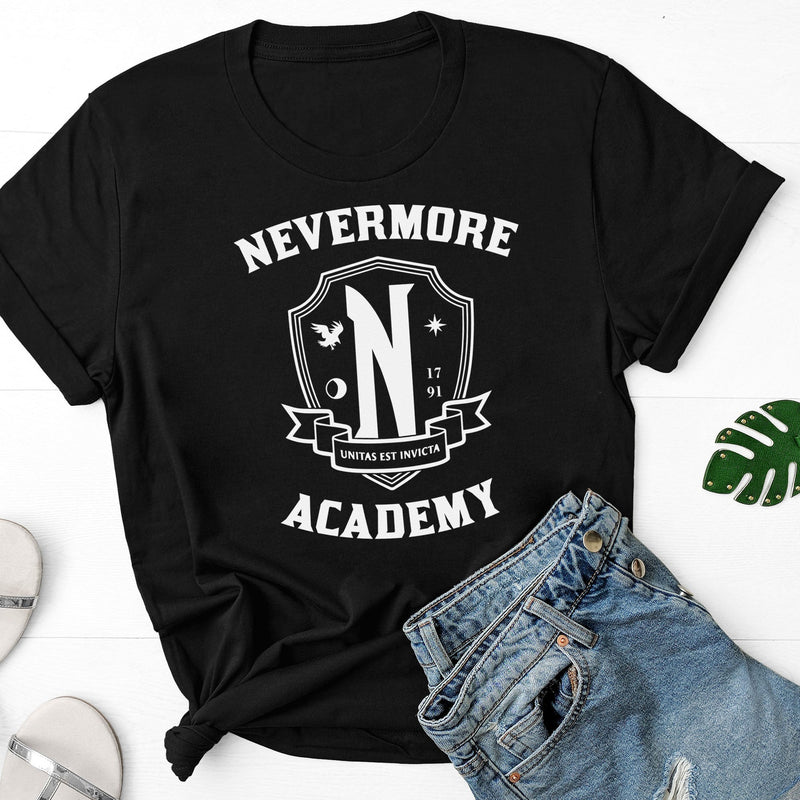 Nevermore Academy Front Logo Womens T-Shirt