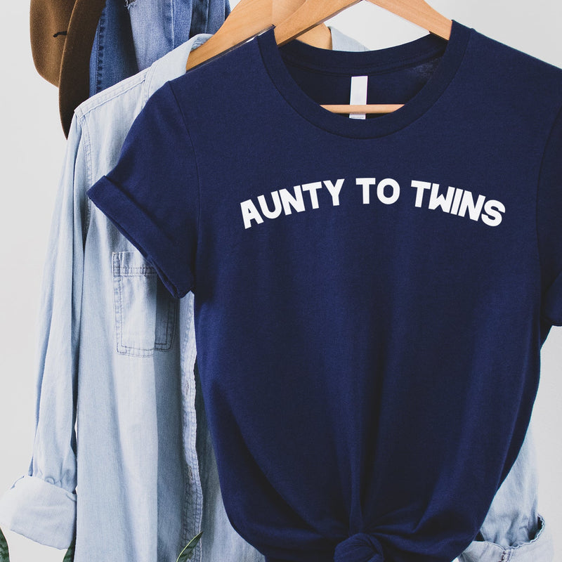 Aunty To Twins - Womens T-Shirt - Auntie T-Shirt