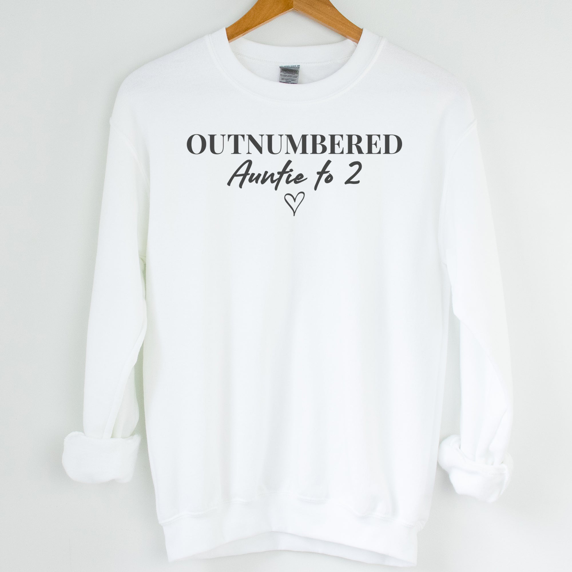 Outnumbered Auntie - Womens Sweater - Auntie Sweater