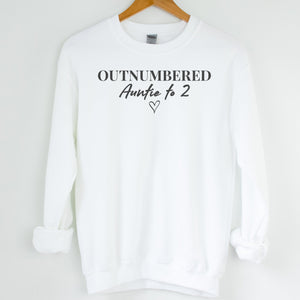 Outnumbered Auntie - Womens Sweater - Auntie Sweater