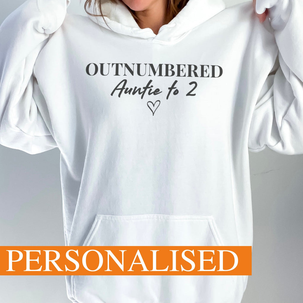 Outnumbered Auntie - Womens Hoodie - Aunty Hoodie