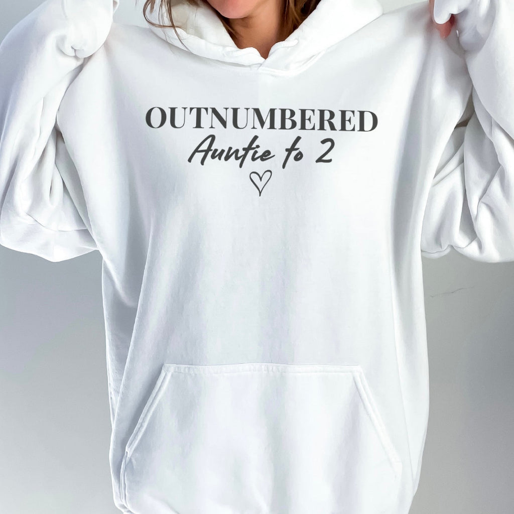 Outnumbered Auntie - Womens Hoodie - Aunty Hoodie