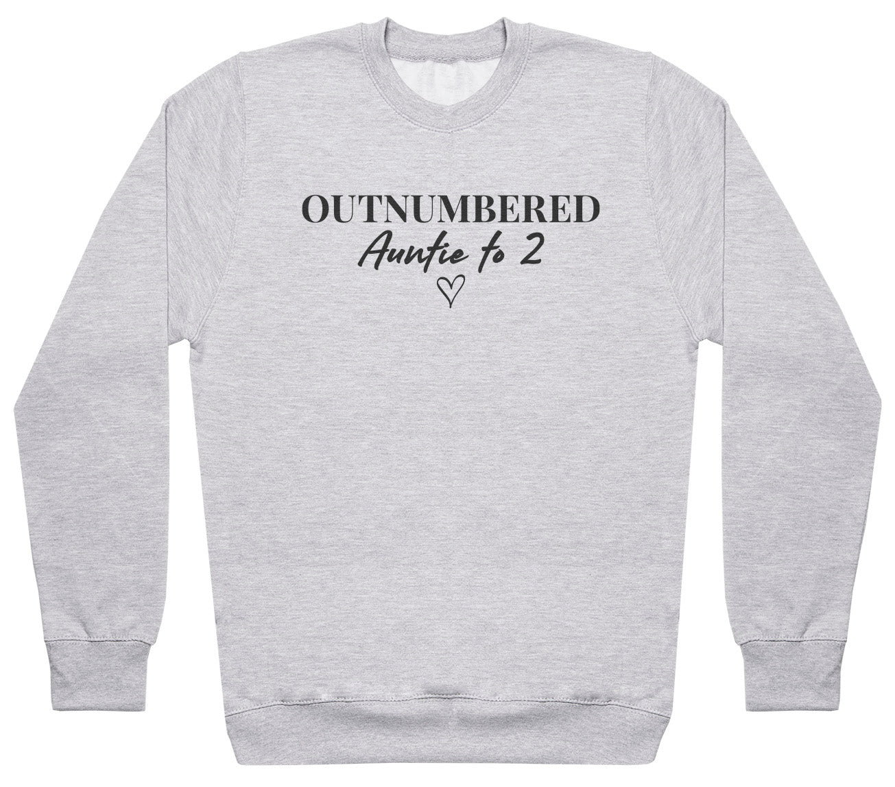 Outnumbered Auntie - Womens Sweater (6573337542705)