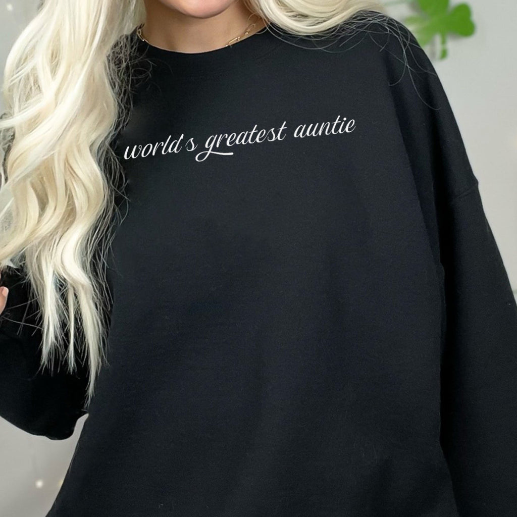 Worlds Greatest Auntie - Womens Sweater - Auntie Sweater