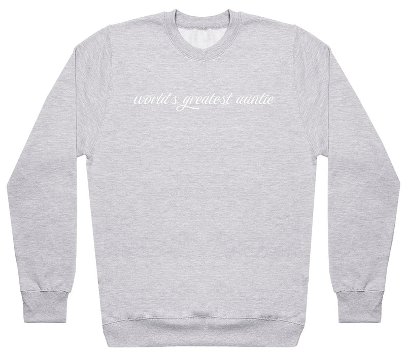 Worlds Greatest Auntie - Womens Sweater (6573337641009)