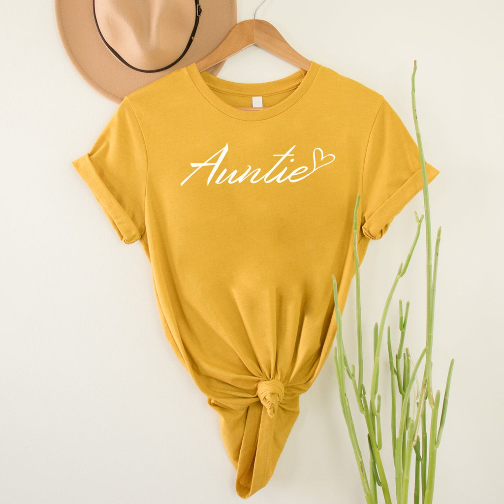 Auntie Heart - Womens T-Shirt - Auntie T-Shirt