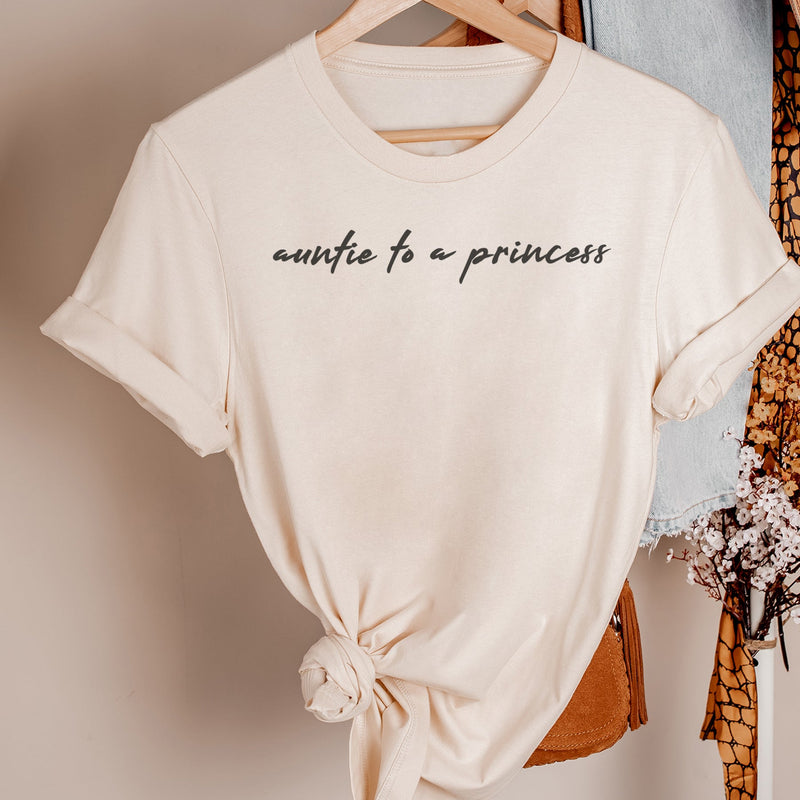 Auntie To A Princess - Womens T-Shirt - Auntie T-Shirt