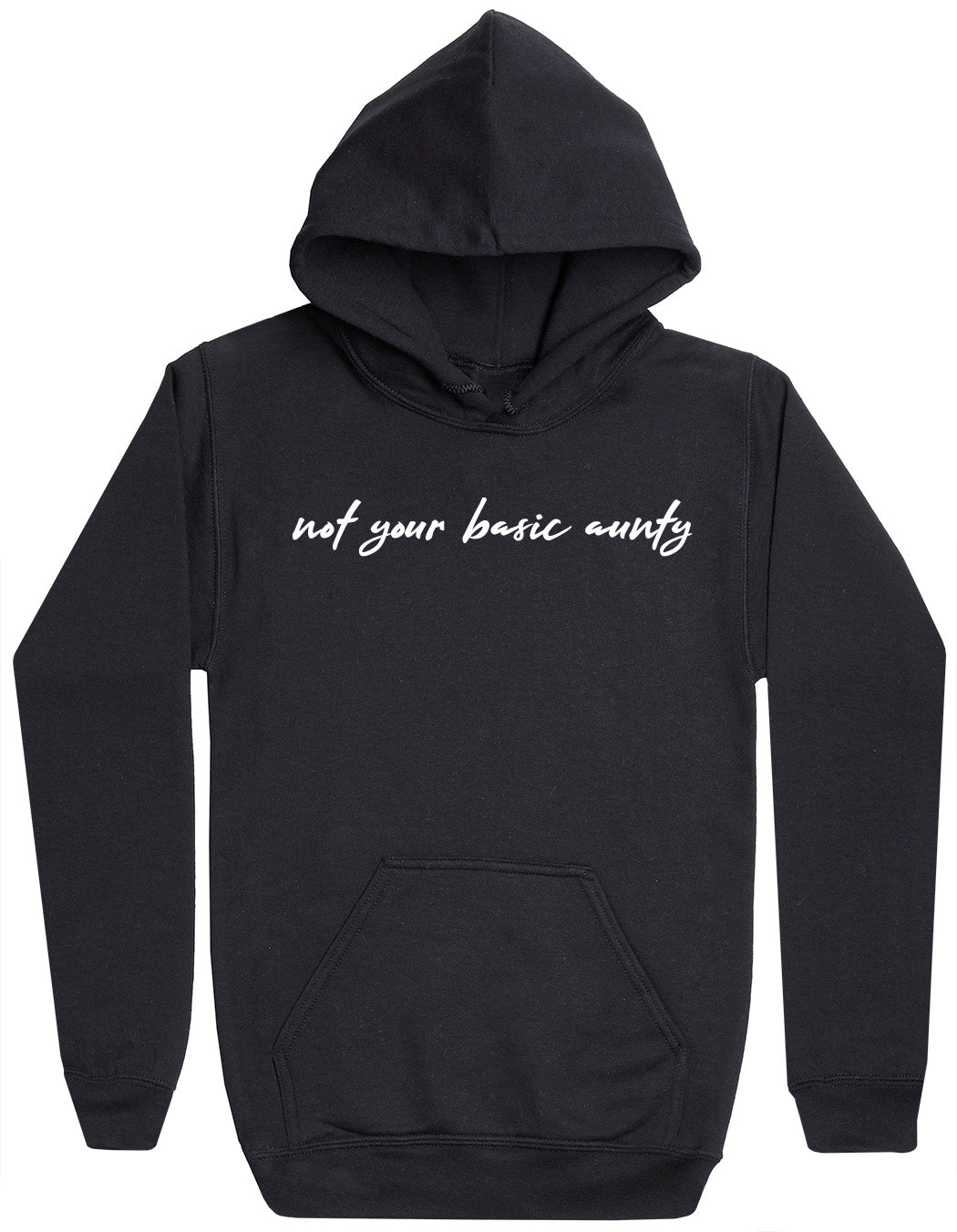 Not Basic Aunty - Womens Hoodie (6575708078129)