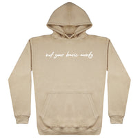Not Basic Aunty - Womens Hoodie (6575708078129)