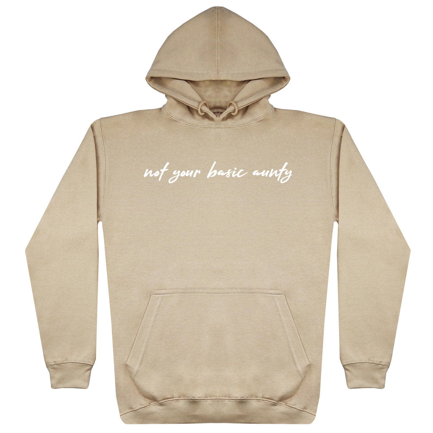 Not Basic Aunty - Womens Hoodie (6575708078129)