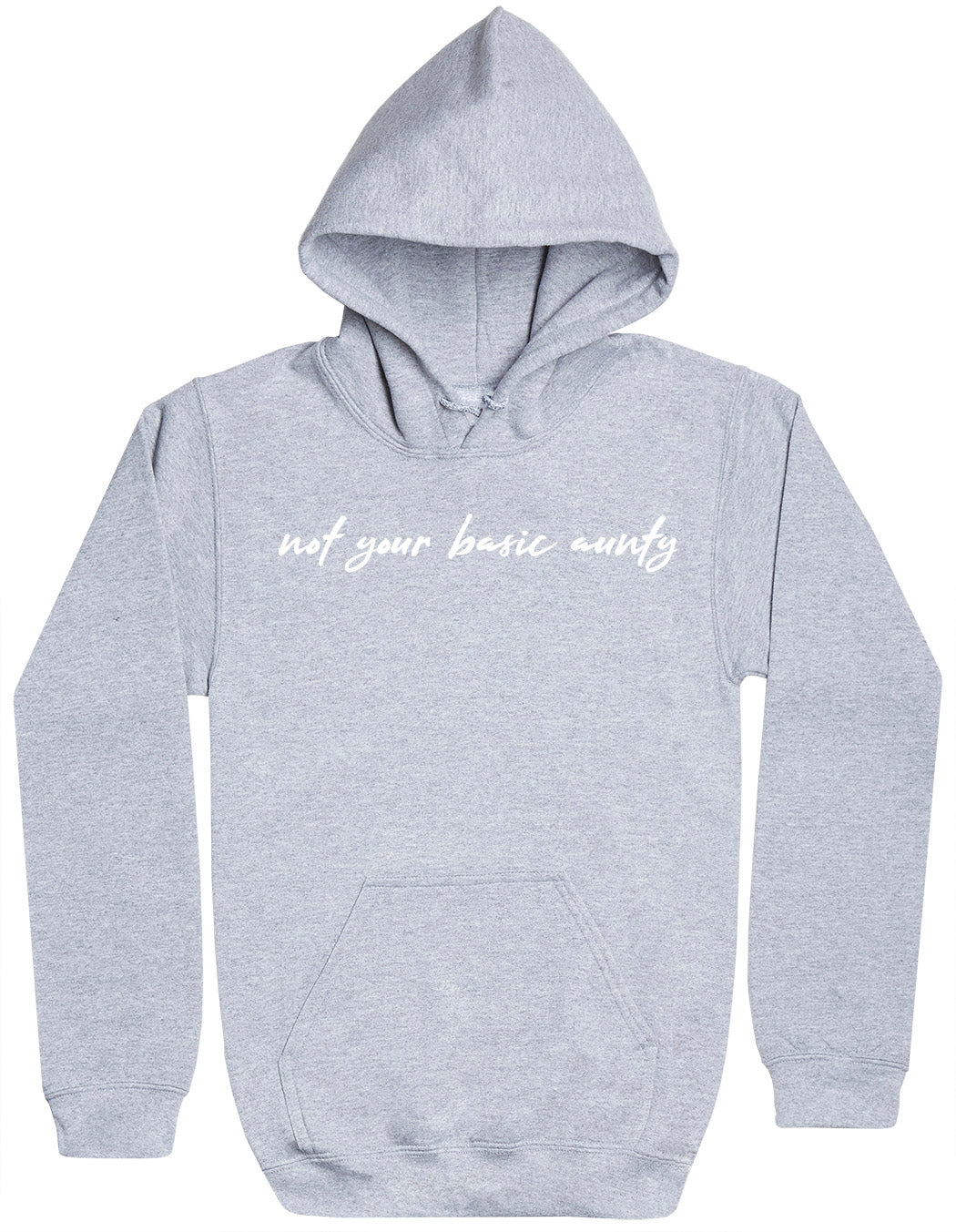 Not Basic Aunty - Womens Hoodie (6575708078129)