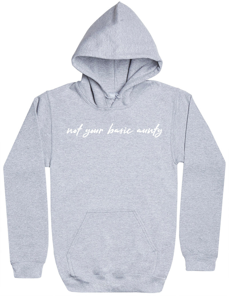 Not Basic Aunty - Womens Hoodie (6575708078129)