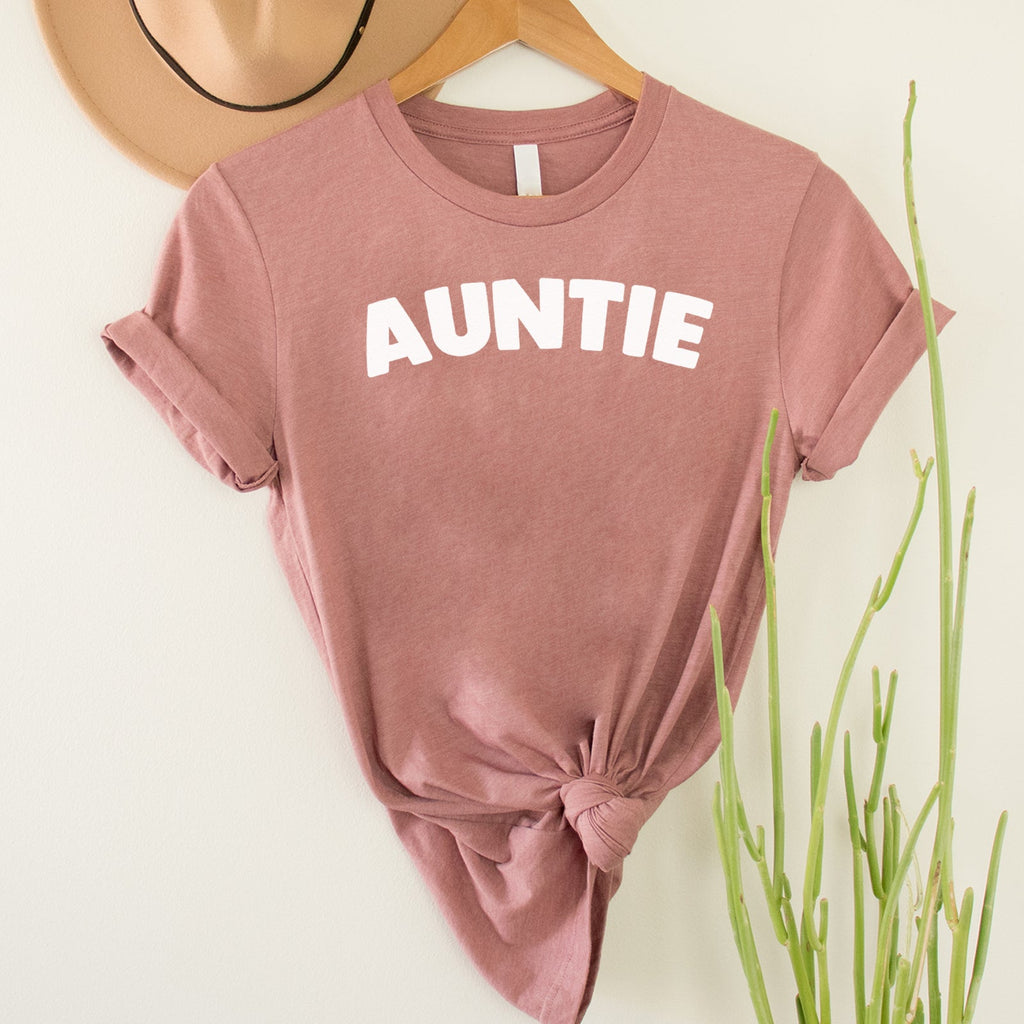 Auntie Curved - Womens T-Shirt - Auntie T-Shirt