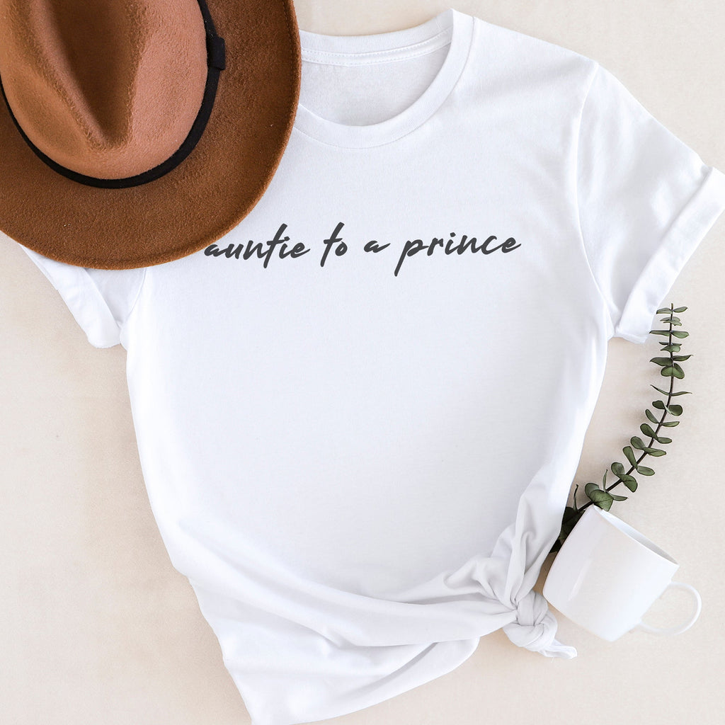 Auntie To A Prince - Womens T-Shirt - Auntie T-Shirt