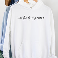 Auntie To Prince - Womens Hoodie - Aunty Hoodie