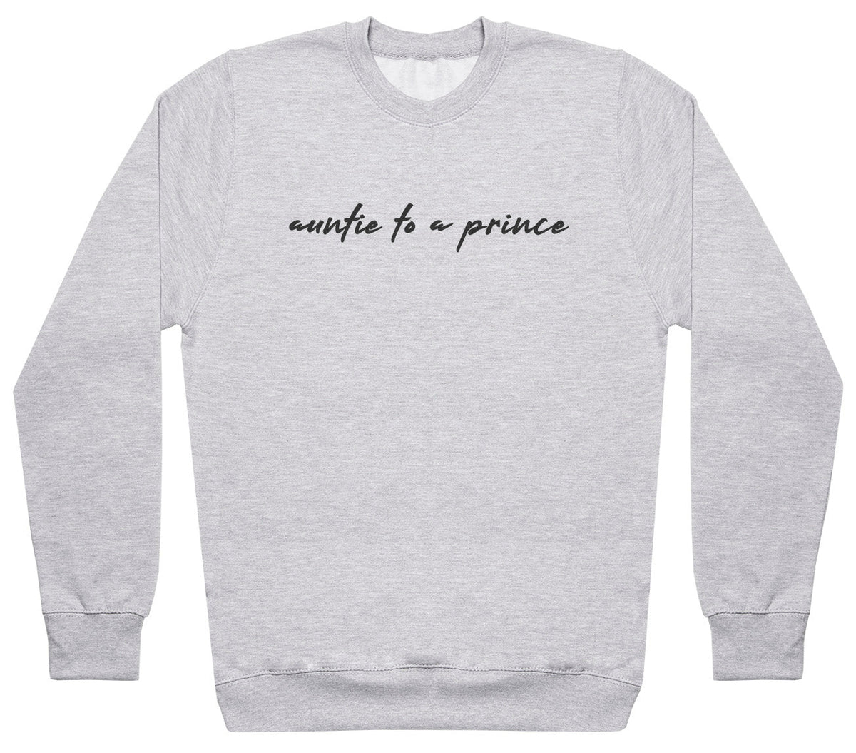 Auntie To Prince - Womens Sweater (6569615720497)