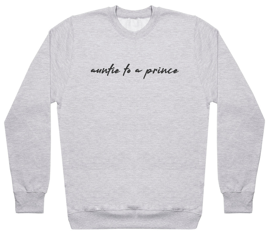 Auntie To Prince - Womens Sweater (6569615720497)