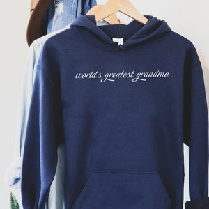 World's Greatest Grandma - Womens Hoodie - Grandma Hoodie