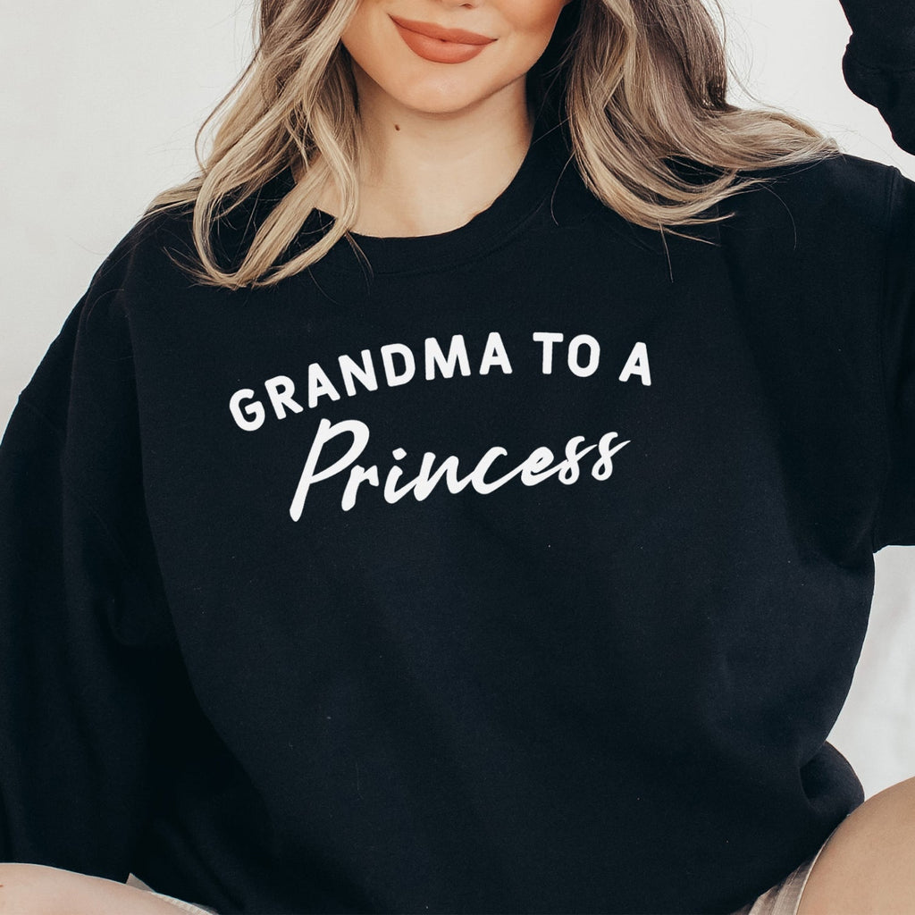 Grandma To A Princess - Womens Sweater - Grandma Sweater