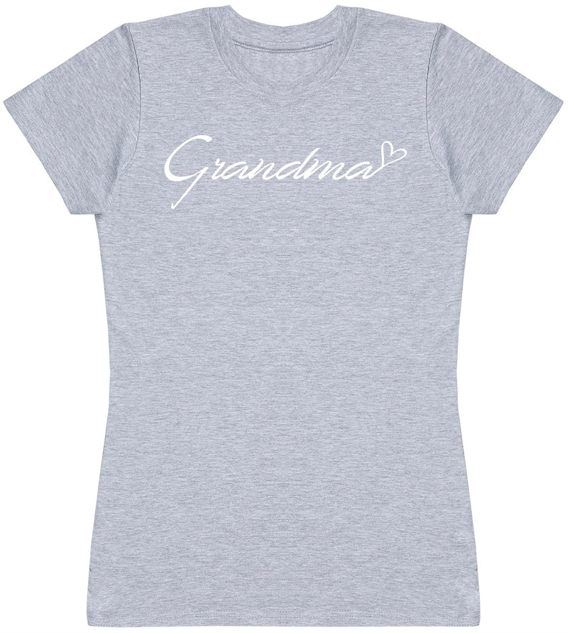 Grandma with Heart - Womens T-Shirt - Grandma T-Shirt