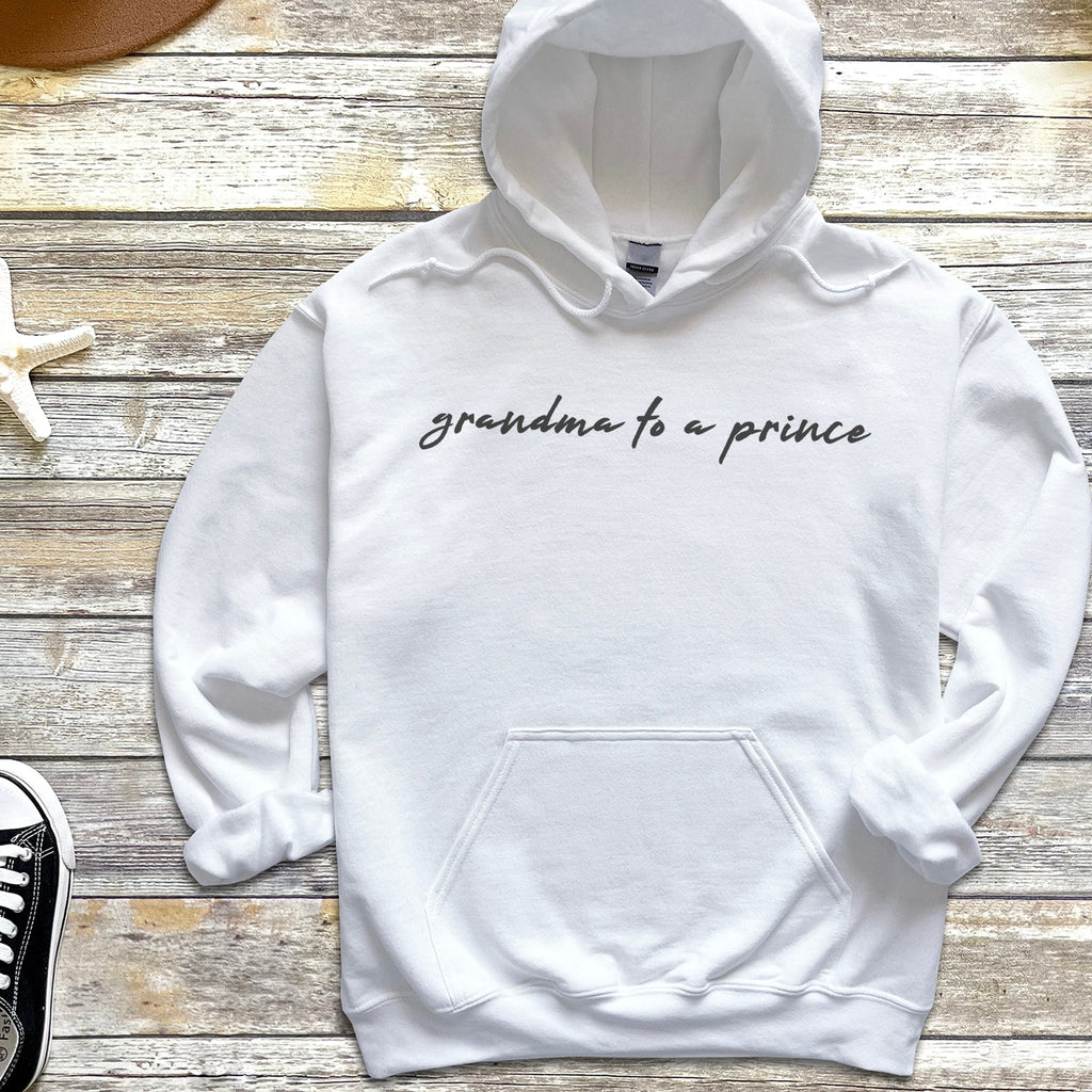 Grandma To A Prince - Womens Hoodie - Grandma Hoodie