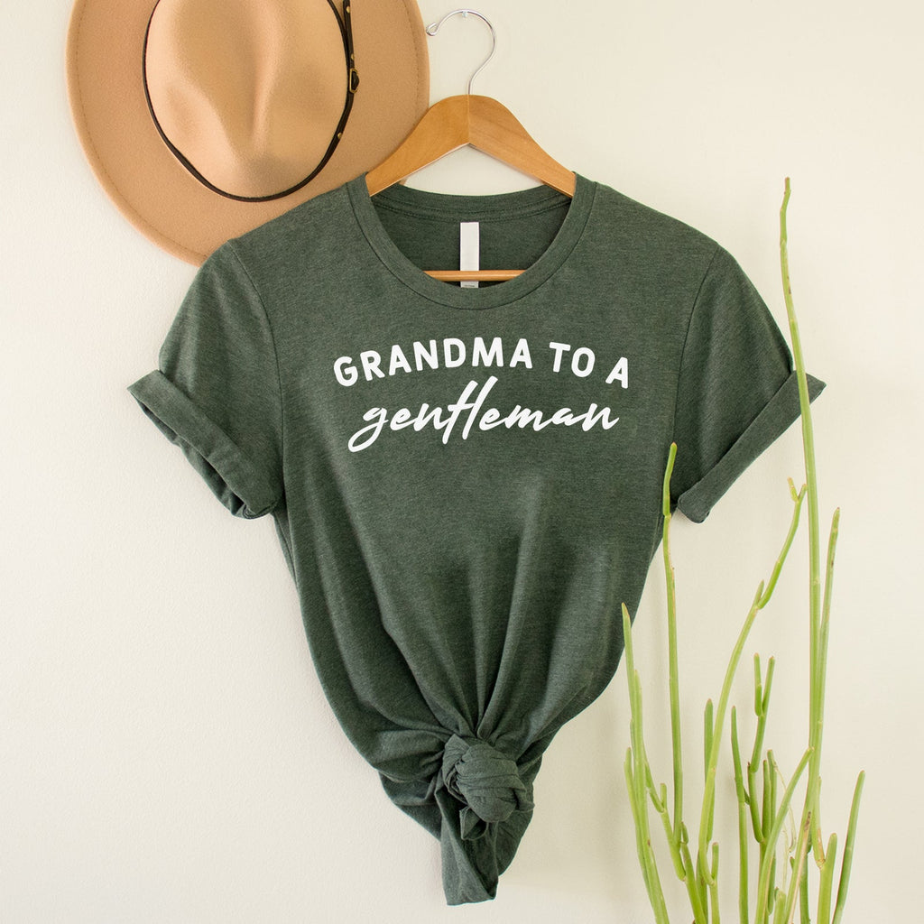 Grandma To A Gentleman - Womens T-Shirt - Grandma T-Shirt